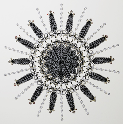silver gelatin mixed media photo collage, The Age of Miracles, by Adrienne Moumin